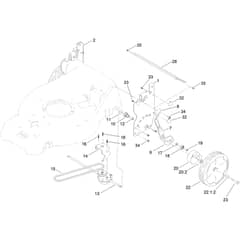 Toro Super Recycler C53AST 53cm - 21693 (414500000 - 414899999) Rear Wheel and Height-of-Cut