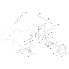 Toro Super Recycler C53AST 53cm - 21693 (414900000 - 418355397) Rear Wheel and Height-of-Cut