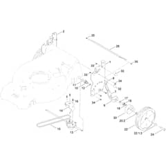 Toro Super Recycler C53AST 53cm - 21693 (418355398 - 999999999) Rear Wheel and Height-of-Cut