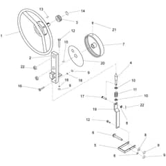 Belle Superior 300-350-400 - Handwheel Assembly