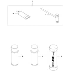 McCulloch SuperLite 4528 - 966693301 - Accessories Parts Diagram