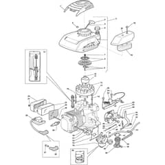 SV70OHV - 2006 - 118550123/0_0500015V70OHV - Stiga Engine Engine Diagram