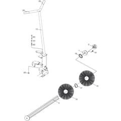 Sweeper Villa+Park - 2013-2015 - 13-3918-61 - Stiga Front Mower Sweeper 02 Diagram