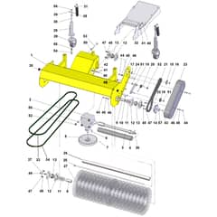 Sweeper with collector - 2012-2024 - 13-3910-11 - Stiga Front Mower Chassis Diagram