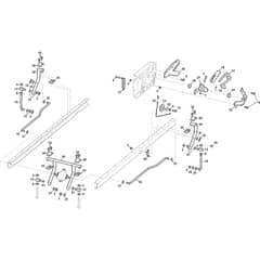 Swift 372e - 2022-2025 - 2T0250481/ST1 - Stiga Ride On Mower Cutting Plate Lifting Diagram