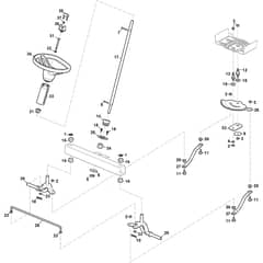 Swift 372e - 2022-2025 - 2T0250481/ST1 - Stiga Ride On Mower Steering Diagram
