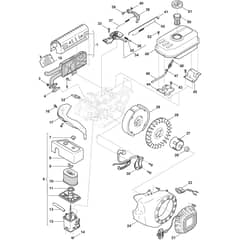 SWS 600 G - 2016-2017 - 219602532/S16 - Stiga Sweeper Starter Assy, Tank Diagram