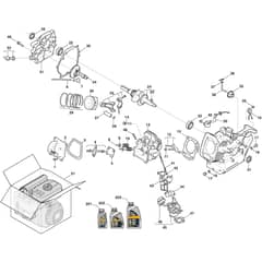 SWS 600 GE - 2020-2023 - 219602532/ST1 - Stiga Sweeper Piston, Crankshaft Diagram