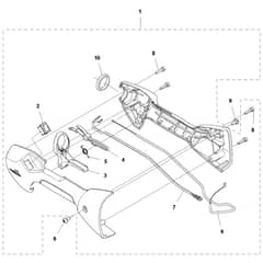 McCulloch T22 LS - 9666319-01 - 2012-01 - Throttle Control Parts Diagram