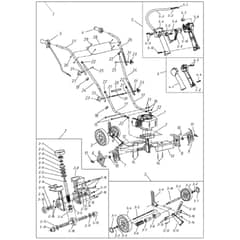 Cobra T24C - Tiller Main Diagram