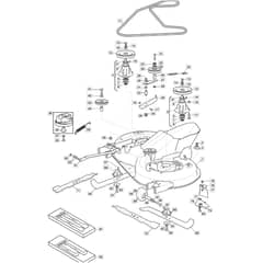 T30M - 2020-2021 - 2T2010483/MC - Mountfield Ride On Mower 84cm Deck Diagram