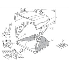 T35M - 2008 - 299954336/BQ - Mountfield Ride On Mower Grasscatcher Diagram
