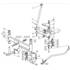 T35M - 2008 - 299954336/BQ - Mountfield Ride On Mower Steering Diagram