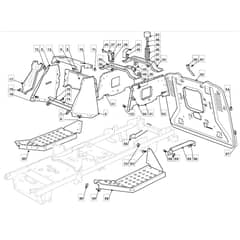 T35M - 2011-2013 - 2T0320436/BQ - Mountfield Ride On Mower Chassis Diagram