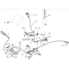 T35M - 2011-2013 - 2T0320436/BQ - Mountfield Ride On Mower Controls Diagram