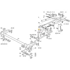 T35M - 2011-2013 - 2T0320436/BQ - Mountfield Ride On Mower Cutting plate lifting Diagram