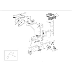 Cobra T40B - Tiller Main Diagram