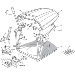 T40H - 2020-2022 - 2T1730483/MC - Mountfield Ride On Mower Grasscatcher Diagram