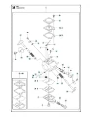 Husqvarna T425 - 2008-curr - Carburetor Details