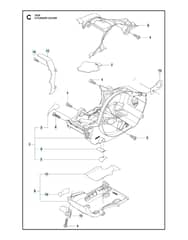 Husqvarna T435 - Cylinder Cover