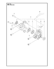 Husqvarna T525 - Crankcase