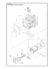 Husqvarna T525 - Cylinder