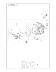 Husqvarna T540XPII - Cylinder Piston