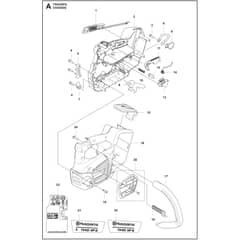 Husqvarna T542i XP G - 970646914 - Chassis