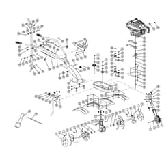 Cobra T60RL - Cultivator Main Diagram