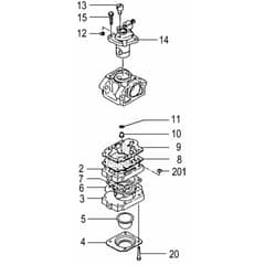 Tanaka TBC-230SF - Carburettor