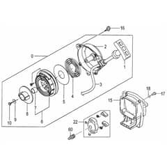 Tanaka TBC-2501DS - Recoil Starter