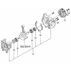 Tanaka TBC-2501S - Crankcase