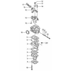Tanaka TBC-340D - Aug 2012 B031100 - Carburettor