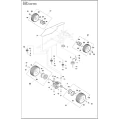 Husqvarna TC112 - 970622201 - Wheels And Tires