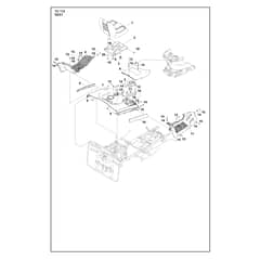 Husqvarna TC112 - 970622201 - Seat