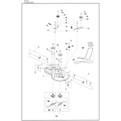 Husqvarna TC215 T - 970727701 - Mower Deck / Cutting Deck 02