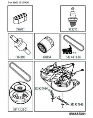 Husqvarna Tc 138 - Frequently Used Parts