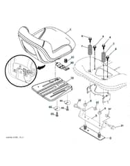 Husqvarna Tc 138L - Seat