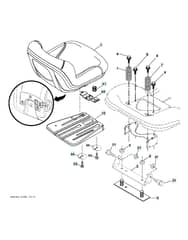 Husqvarna Tc 138M - Seat