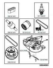 Husqvarna Tc 138T - Frequently Used Parts