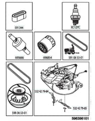 Husqvarna Tc 139T - Frequently Used Parts