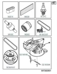 Husqvarna Tc 342 - Frequently Used Parts