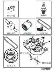 Husqvarna Tc 342T - Frequently Used Parts