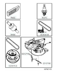 Husqvarna Tc 38 - Frequently Used Parts