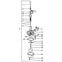 Tanaka TCP-381 - Carburettor