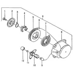 Tanaka TCP-381 - Recoil Starter