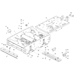 Belle TDX 650 Twin Drum Roller - Chassis Assembly