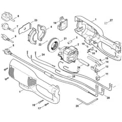 Viking TE1000 - Electric Motor - Parts Diagram