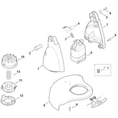 Viking TE310 - Electric Motor - Parts Diagram