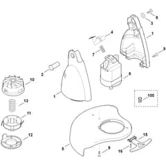 Viking TE410 - Electric Motor - Parts Diagram